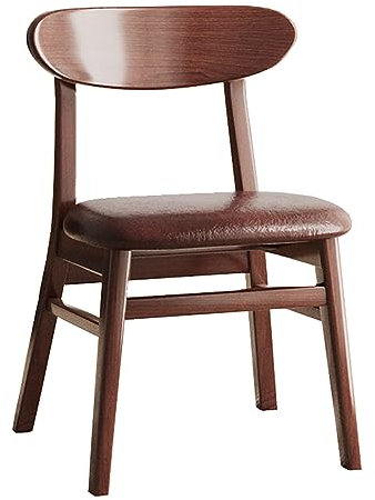 Mid Century Esszimmerstühle aus massivem Eichenholz, modern, stabil, für Küche, Esszimmer, Restaurant, Qualität, 2 Stück