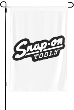 S-n-a-p-on Gartenflagge, doppelseitiges Banner, Hausflagge, Outdoor-Banner, Heimdekoration