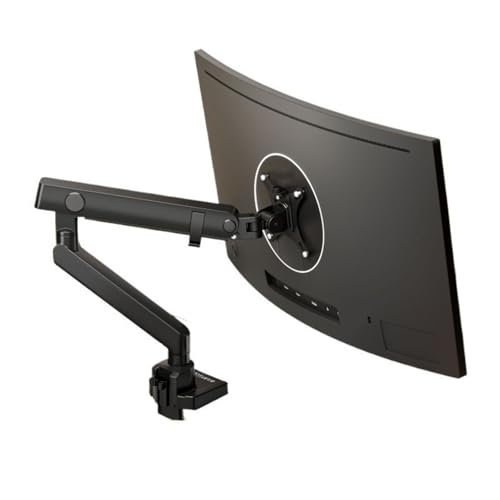 Verstellbarer Einzel-Monitorarm, Schreibtischhalterung für 43,2 cm (40 Zoll) Bildschirme, hält bis zu 12 kg volle Bewegung, VESA-Halterung, 75 x 75 cm, 100 x 100 cm, ideal für Büro- und