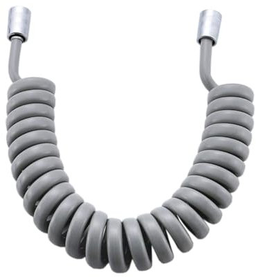 HOMOCONO Tuyau De Douche Extensible Gris Avec Raccord Cuivre Flexible Antitorsion Pour Lavabo Et Toilettes Résistant Et Pratique Pour Salle De Bain