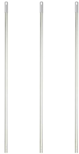 Apex 3 Manici in Alluminio Professionali 140 cm – Compatibili con Spingiacqua, Mop e Pinza Mop – Leggeri e Resistenti – Ø 23 mm