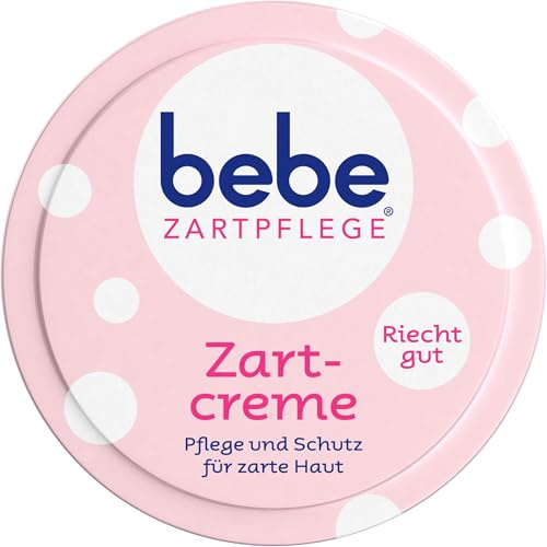 bebe Zartpflege Zartcreme sanfte Hautpflege Creme mit Vitamin E für empfindliche Kinderhaut (Packung mit 5)