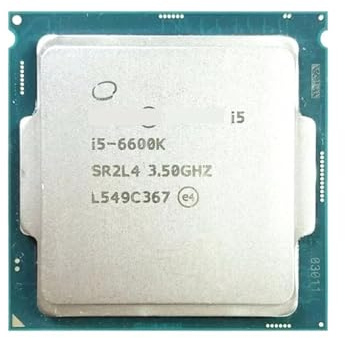 Processeur I5 6600K, Prise 3.5Ghz, LGA 1151 Quad Core SR2L4, processeur d'ordinateur de Bureau
