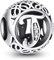 NINGAN Charm-Anhänger, 925 Sterlingsilber, Motiv: Buchstabe des Alphabets, für Armbänder, kompatibel mit europäischen Armbändern
