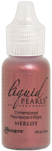 Ranger Merlot Liquid Pearls Paint, Synthetic Material, Red, 2.54 x 2.54 x 7.1119999999999992 cm