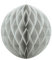 Unbekannt Wabenball 1 STK Ø 20 cm - Pompoms Wabenbälle Deckendeko Hängedeko Honeycombs (Hellgrau)
