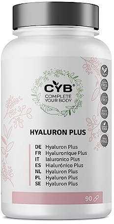 Hyaluron Plus – Hochdosierte Hyaluronsäure 700 mg mit Vitamin B12 (50 mcg) und Zink (10 mg) – Gesundheit von Haut, Gelenken und Immunsystem – Einmal täglich