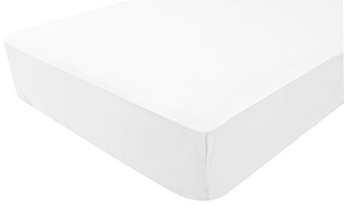 DOMIVA Spannbettlaken, wasserdicht, 50 x 100 cm, Weiß