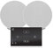 Systemline E50 Bluetooth Ceiling Speaker Kit - 2 Upgraded Qi65C Speakers, Wireless Streaming, Minimalist Design, White, 6.5 Inch Speakers, 20m Range, 2.0 Channel, 6kg, 3 Year Warranty
