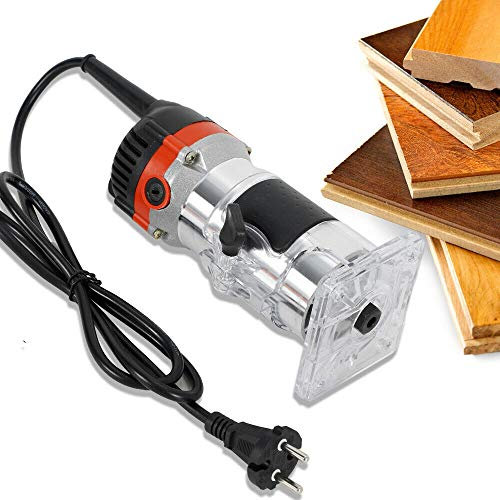Berkalash 800 W Taglierina elettrica per legno, fresatrice per bordi da 1/4 pollici