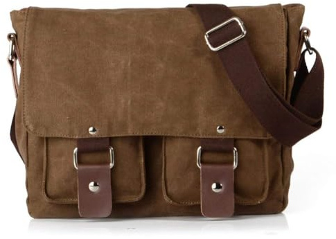 Petit Sac à bandoulière Vintage en Cuir pour Appareil Photo DSLR SLR
