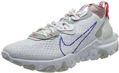 Nike Herren React Vision Laufschuh, White Game Royal Pure Platinum, 44 EU