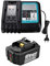 FengWings® BL1850B Akku 18V 5,0Ah mit 3A Ladegerät DC18RC Ersetzen für Makita BL1830 BL1840 BL1850 Ersetzen Für Makita Radio DMR102 DMR105 DMR108 DUC353Z DUC302Z DLM380Z DLM431Z DUH523Z