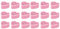 18 Stück Herzform Teelichter Herzförmige Romantische Teelichter Herzform Romantische Kerzen für Geburtstag, Vorschlag, Hochzeit, Party(Rosa)