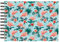 Exacompta 16702E FLAMINGO Spiral-Fotoalbum 50 Fotos 50 weiße Seiten Format 23x16 cm glänzender laminierter Einband rosa Flamingo-Druck FSC®-zertifiziert