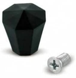 Pomello pomo ricambio per tutte le macchinette da caffe moka tradizionale in plastica completo di vite per fissaggio