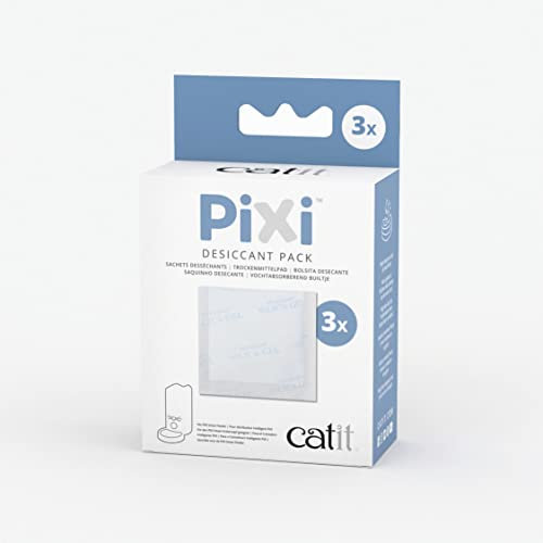 Catit PIXI Smart Feeder Ersatz-Trockenmittel-Pads für automatischen Katzenfutterspender, 3 Stück