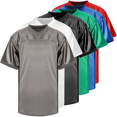 Phoneutrix Blank Fußball Trikot Sport T-Shirt Hip Hop Trikot für Party, grau, X-Groß