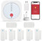 YISEELE Alarmas inalámbrica para casa, Wi-Fi, Control Remoto por Call/SMS/App, Kit de Seguridad para el hogar, Ampliable - Compatible con Alexa, Asistente de Google