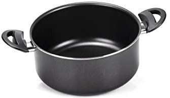 Moneta Gea Casseruola a 2 Manici, 28 Cm, Alluminio 100% riciclato, per Ogni Piano Cottura Incluso l'Induzione, Made in Italy