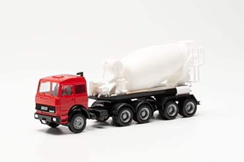 herpa Autocarro Iveco Unic-Treno per betoniera, fedele all'originale in scala 1:87, camion per diorama, modellismo da collezione, decorativo plastica Modello in miniatura, Multicolore, 315630