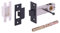 HANDLEZONE® 76mm Privacy Latch, Premium Tubular Latch, Catch for Internal Timber Doors - Black Matt