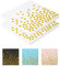 Bohoray 40 Stück Servietten Partyservietten Gold Dots 33x33, 2-lagig Golden Foiled Papierservietten Paper Napkins, ervietten Goldene Hochzeit Gold für Geburtstags Hochzeit Party (Weiß)