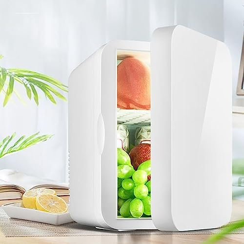 MegLob 8L Mini Refrigerator, Hot And Cold Vehicle-Mounted Breast Milk Medicine Skin Care Product Freezer, 6 * 330Ml Can Cooler, Compact Camping And Fishing Chiller