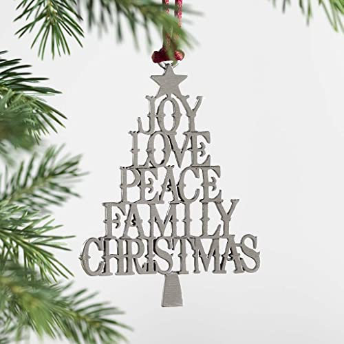 2024 Weihnachtsschmuck, massives Zinn, Zwerg, Weihnachtsbaum, Schneemann, Ornamente, DIY, Handwerk, hängende Dekoration für Zuhause, Party (Weihnachtsbaum)