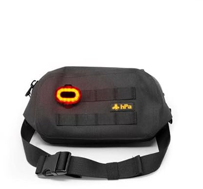 Hpa Versatile Sacoche de Guidon étanche avec système Molle 5 litres + éclairage