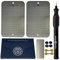 IRON HODL Steel Wallet + Gravierstift schwarz + Testplatte, Schrauben, Sticker, Box - (2x 24+1) Recovery Seed Phrase Metallplatte Crypto Wallet Bitcoin Wallet Crypto Cold Wallet Crypto Ledger black