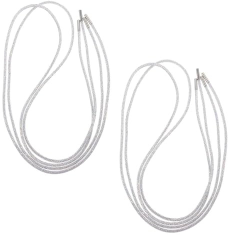 VALICLUD 2 Stück Strass-Schnürsenkel Schöne Schuhe Seil Diy-Turnschuhe Dekoration Bling-Schnürsenkel