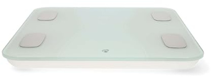 Nedis WiFi-SmartLife-Personenwaage Bluetooth® | BMI/BMR/Fett/Gebeine/Gewicht/Muskeln/Wasser | 12 | Max.