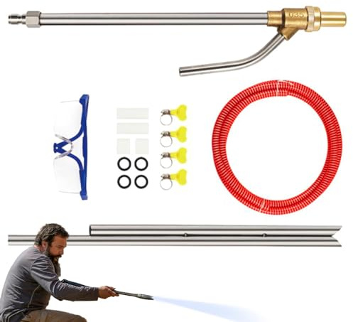 Chaies Sandblasting Kit for Electric Washer, Sandblasters for Pressure Washers | Sandblasting Kit for Electric Sandblasters 5000 PSI - 1/4 Inch Quick Disconnect Sandblasting Kit for