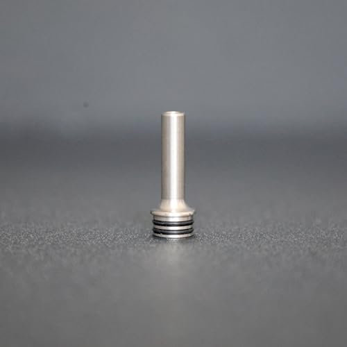 WratryParts Replacement 510 Stainless Steel Silver Color Drip Tip Mouthpiece for RTA RDA RDTA Tank Accessories (SS Silver A)