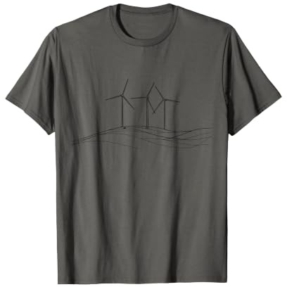 Wind Power Farm Windmill Turbine Renewable Energy T-Shirt