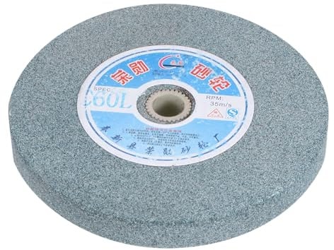 QUARKZMAN Schleifbockscheibe 125x12.7x16 mm, 60 Körnungen Grüne | Siliziumkarbid-Bank-Schleifscheiben für Hartmetall, Optisches Glas