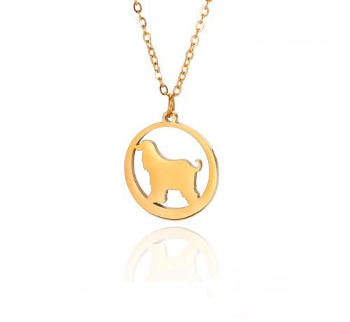 Halskette Ketten Schmuck Herren Frauen Anhänger Necklace Elegante Afghanischer Windhund-Anhänger-Halskette Für Mädchen, Modischer Und Süßer Haustier-Tierschmuck, Geburtstagsgeschenk, Gold