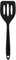 Silicone Spatula Silicone Wheel Small Tool Float Egg Fry Fish Spoon Fry Shovel Slotting Wheel Kitchen Tool Spatula(Black)