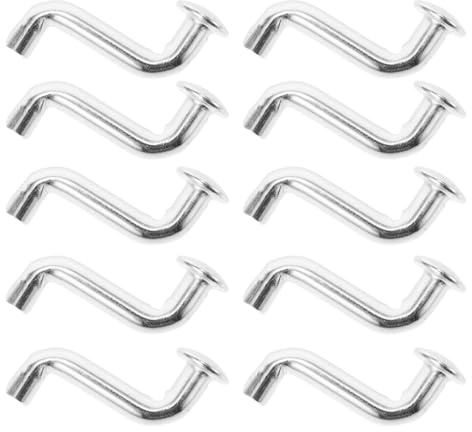 ULTECHNOVO Sicherheitsbolzen Für Palettenregal Abwurfstift Für Palettenregale Sicherungsstift Für Schwerlastregal Zubehör Für Regalsysteme Metall 50 Stück