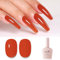 Imtiti Smalto Semipermanente Unghie Arancio, Smalti Semipermanenti Per Unghie Rosso Arancio UV Led Soak Off Smalto Gel Unghie UV Naturale Gel Nail Polish Per Domestico 10ml