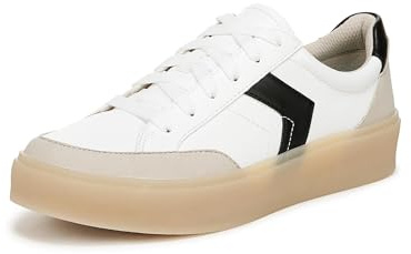 Dr. Scholl's Women's Madison Lace Sneaker, White/Oyster Smooth, 7.5