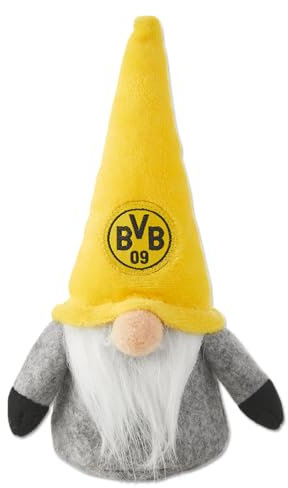 Borussia Dortmund Unisex – Erwachsene BVB Wichtel, gelb, One Size