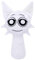 QIGHLIS Sprunki Plush, 25cm Sprunki Plushies Kuscheltier, Sprunki Plüschspielzeug für Jungen Mädchen Kinder Fans Geburtstag Geschenk (Weiß)