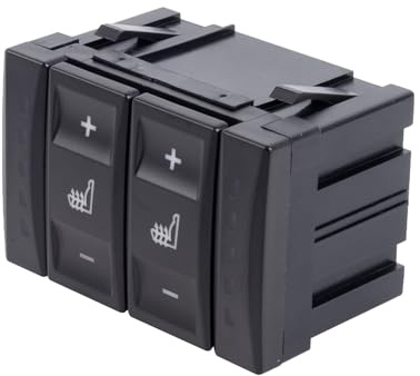 Dixhills Elektrischer Sitzheizungsschalter Mondeo MK4 Sitzheizungsknopf Kontrollschalter Ersatz für Galaxy MK3 S-Max Mk1 2006-2014 Teilenummer BS7T19K314AB 6M2T19K314AC 6M2T-19K314-AC