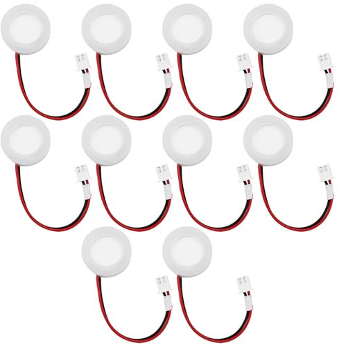 Create idea 10 discos de cerámica ultrasónicos de 20 mm con anillo de sellado y alambre de 1,70 MHz para humidificador casero máquina de aromaterapia