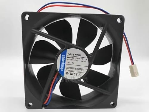 92MM Computer case fan， 3414NGH 24V 3W 9225 2-wire cooling fan