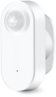 Haozee Sensor for Human Presence with Light Sensor, 24G Radar MMWave, Motion Alarm, High Sensitivity Radar Detection, Historical Recording, Zigbee Hub Required, Battery Operated