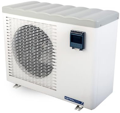 Eco Elyo-13 76660 Bomba de Calor para Piscina - Calentador de Piscina - Temperatura Ideal del Agua - 6 Niveles de Potencia - Calefacción Silenciosa y Ahorro de Energía - 9 kW - Astralpool