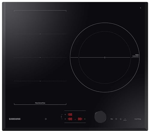Induktionskochfeld 60 cm, 3 Brenner, 7400 W, Schwarz - NZ63B6058KK/U1